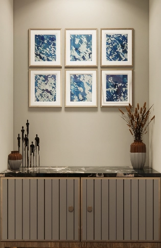 Contemporary Art Wall Console 