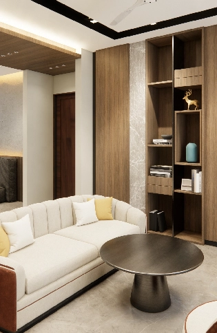 Urban Luxe Living Room 